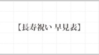1877年 明治10年 生まれ 長寿祝い早見表 シンプルで見やすい年齢早見表 Koyomi 暦ウェブ